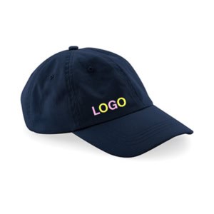 farbstoff_CB653_Navy_600x600_logo bedrucktes Cap mit Logo